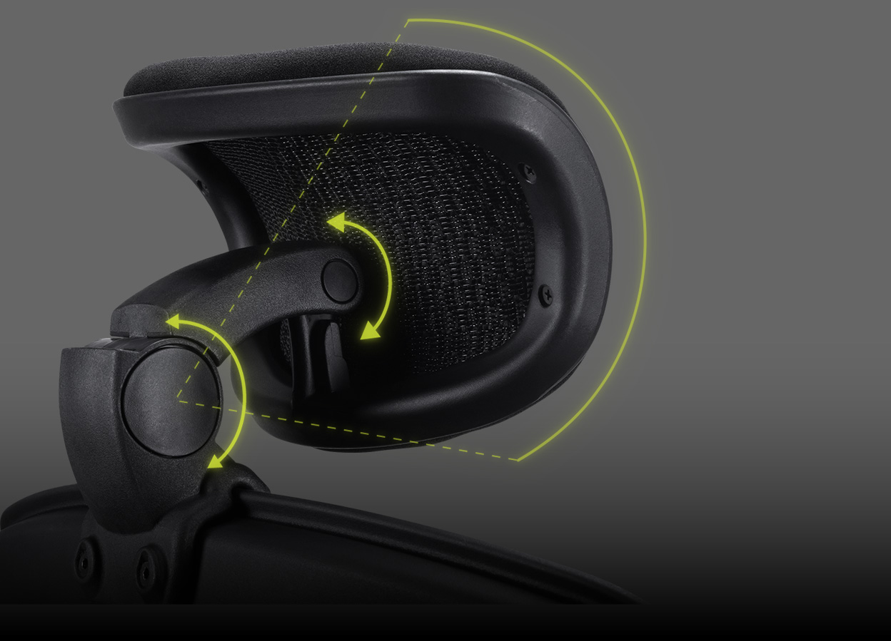 2D ERGONOMIC HEADREST