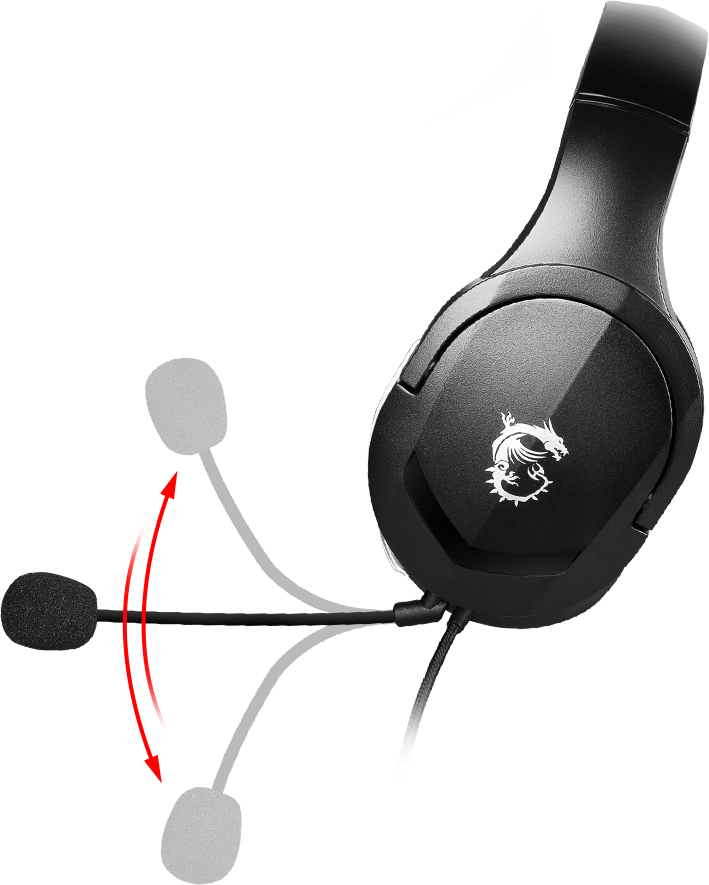 msi Gh20 heaset mic movement