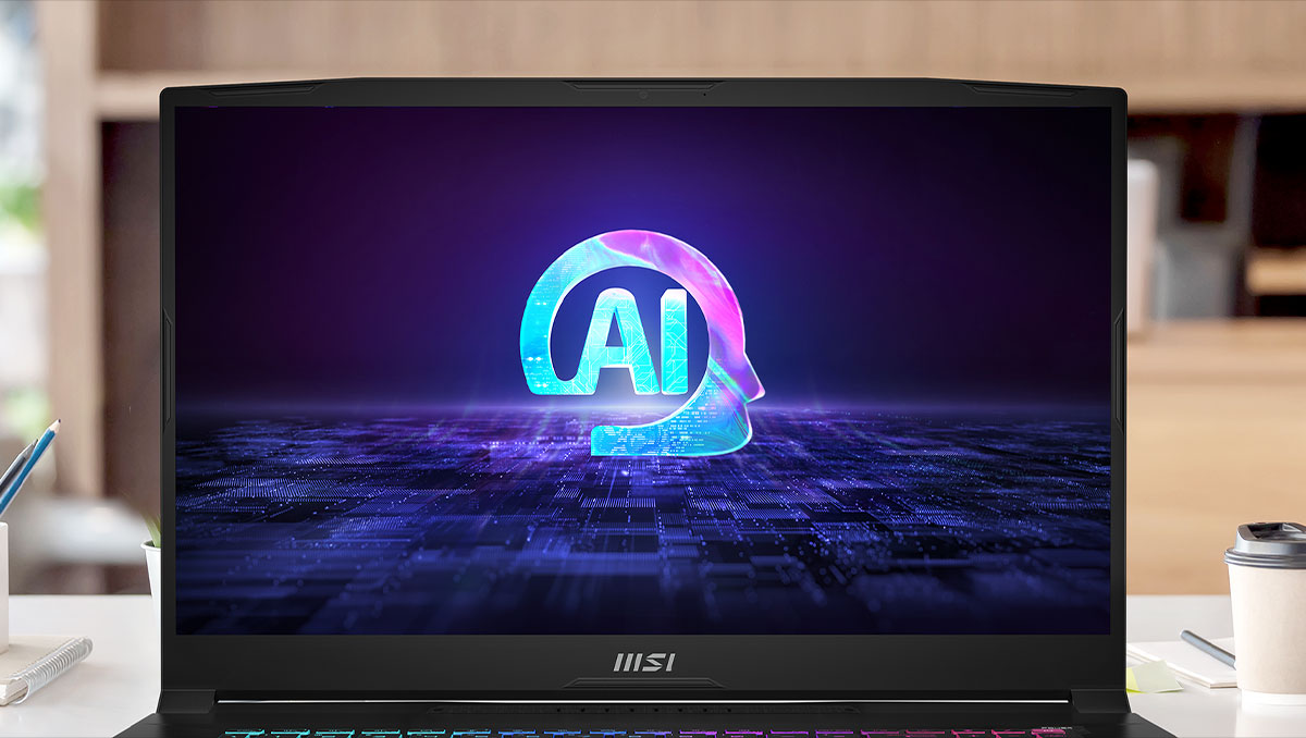 MSI Katana AI Artist screen