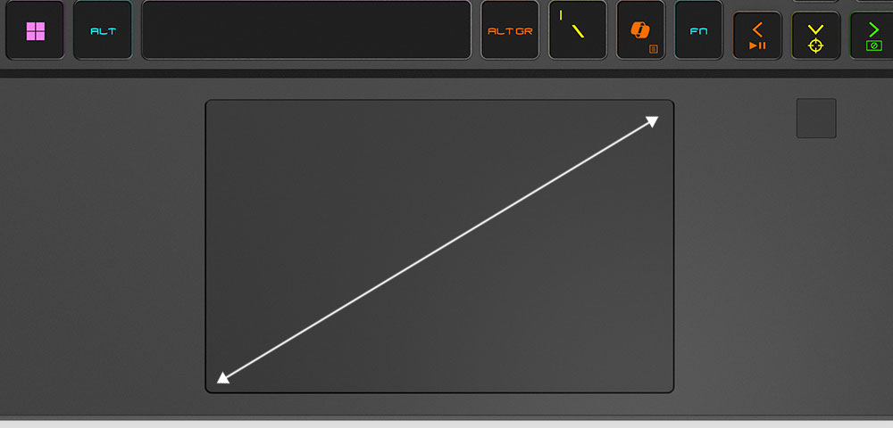 Stealth 18 AI Studio A1V - Touchpad