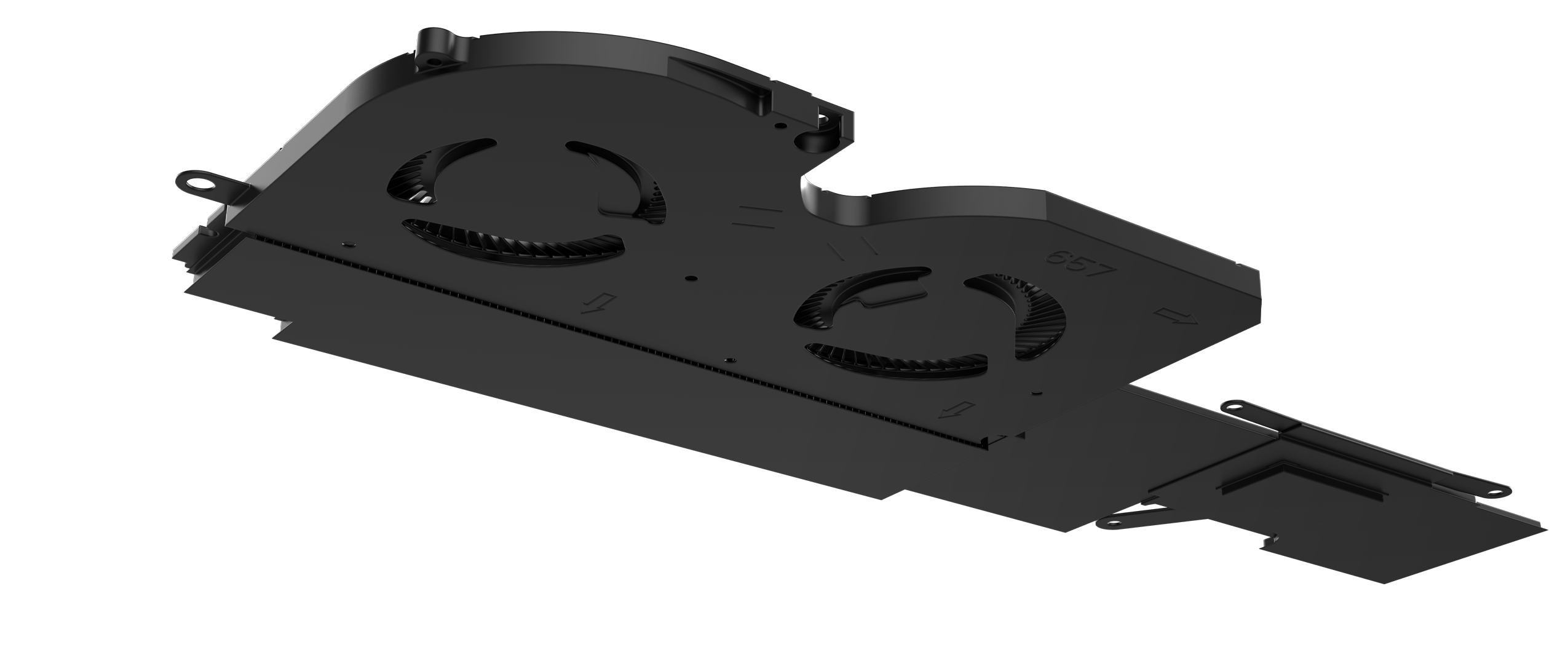 MSI Prestige14 Flip AI Thermal base