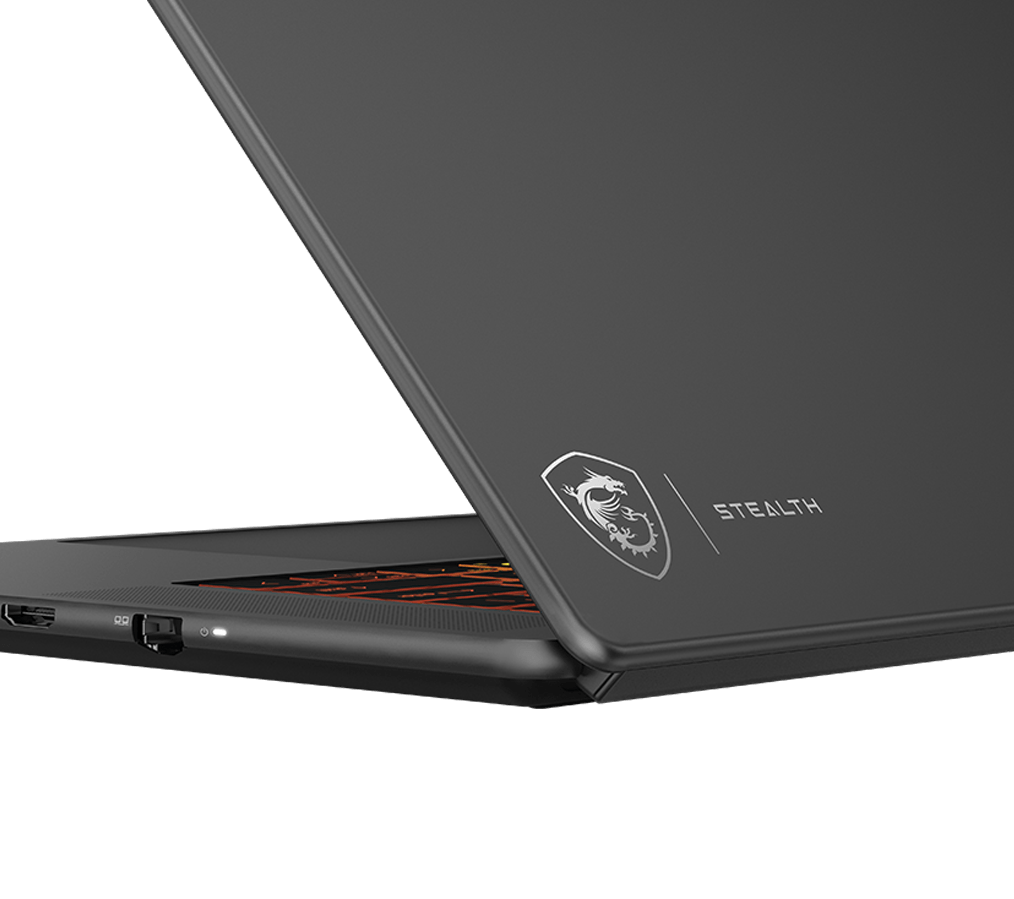 Stealth 16 AI+ B3W laptop showing Series design