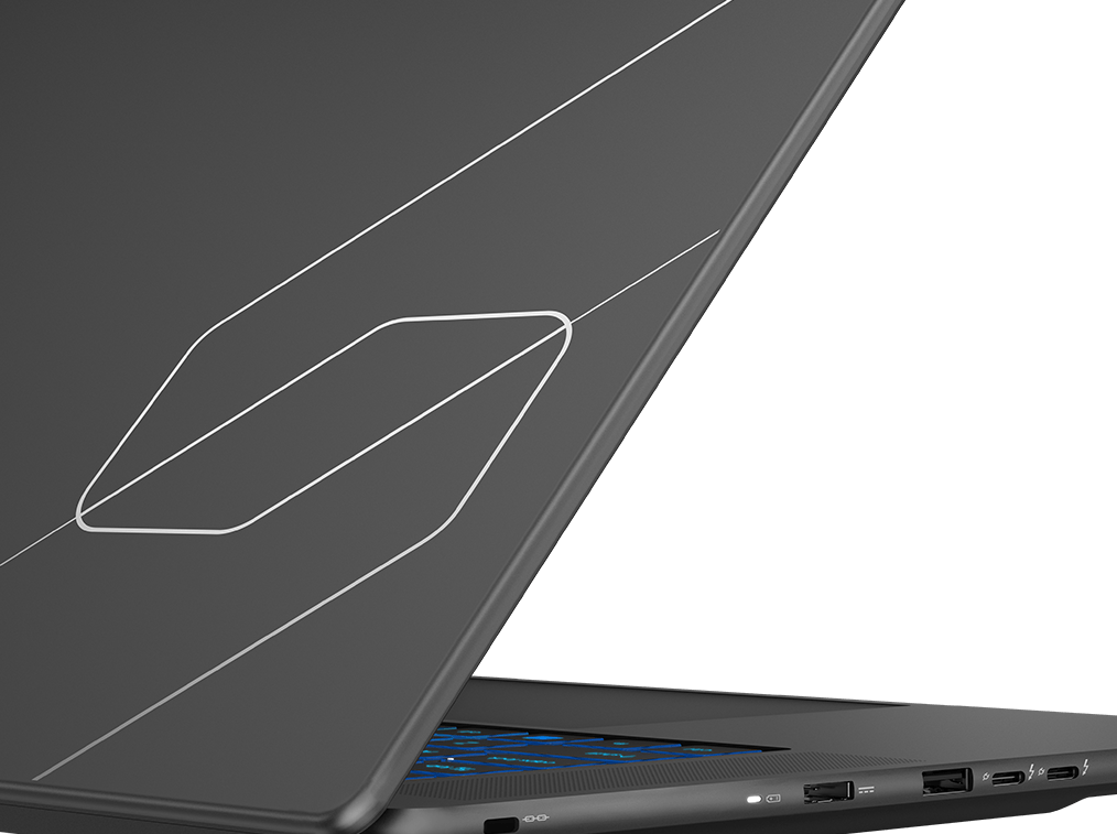 Stealth 16 AI+ B3W Series laptop Unique Pattern design