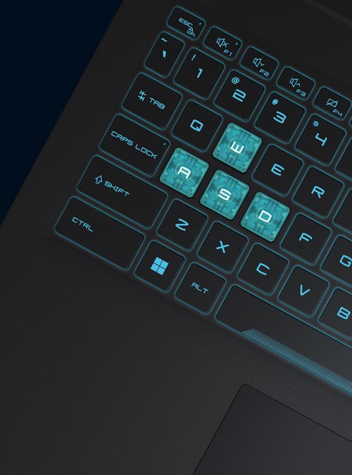 CYBERPUNK-INSPIRED KEYCAPS