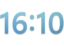 Golden Ratio display 16:10