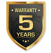 5-YEAR LIMITED WARRANTY