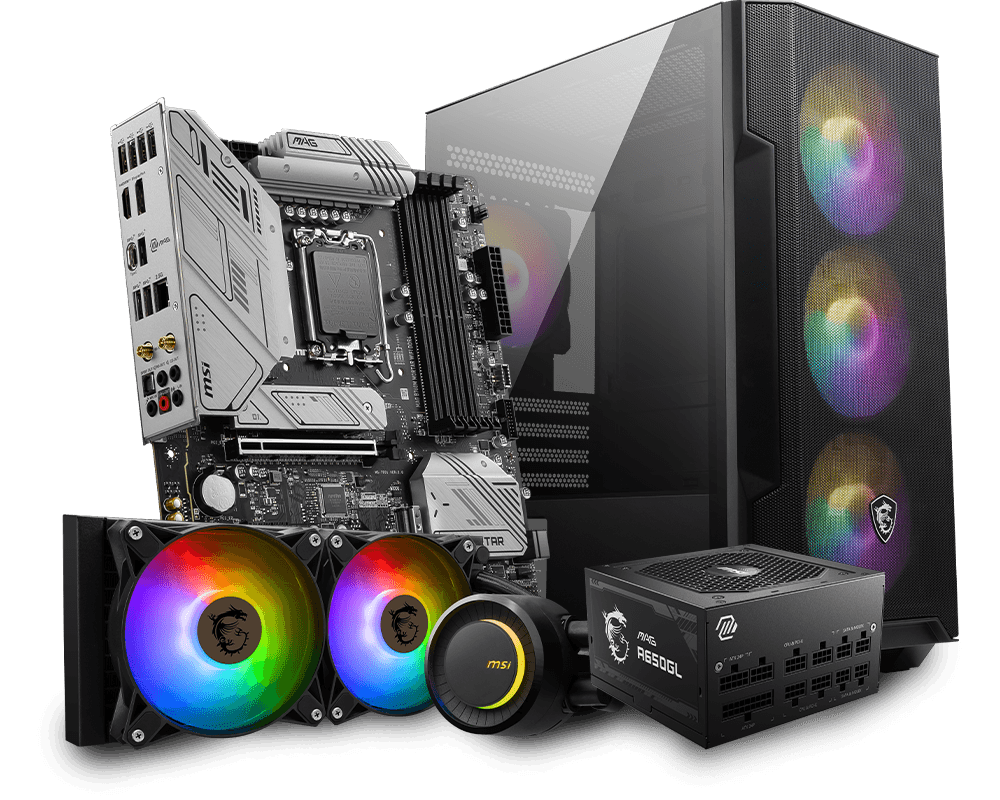 MSI MAG A650GL and MSI Components