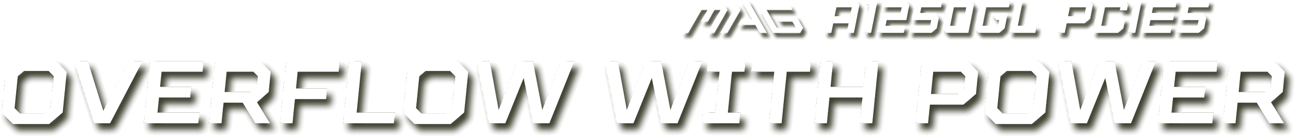 MSI MAG A1250GL PCIE5 Overflow with Power