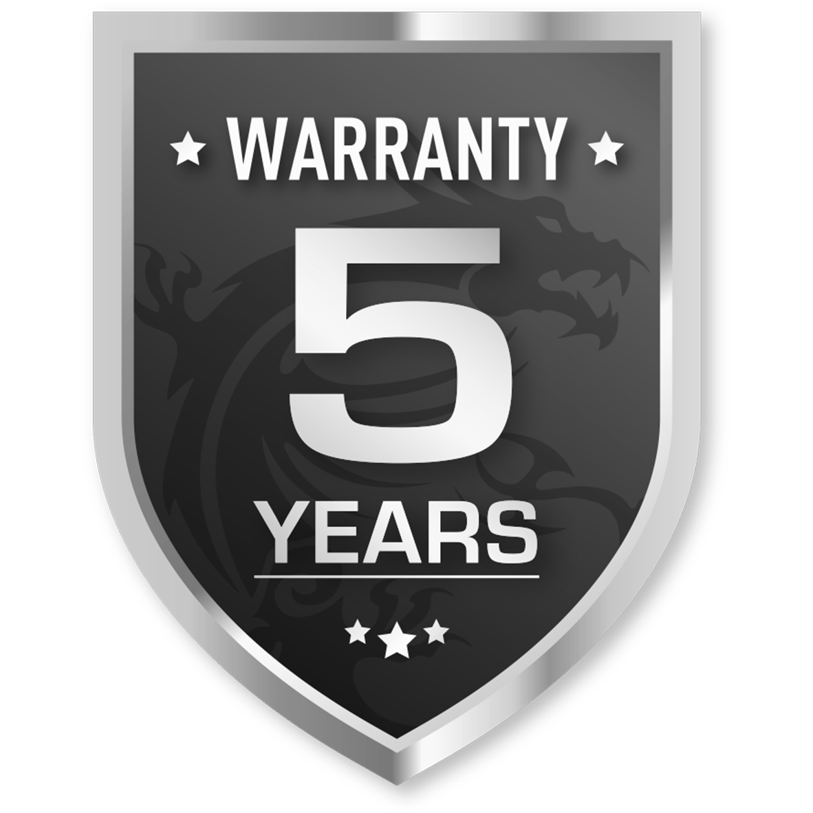 5 Years Warranty