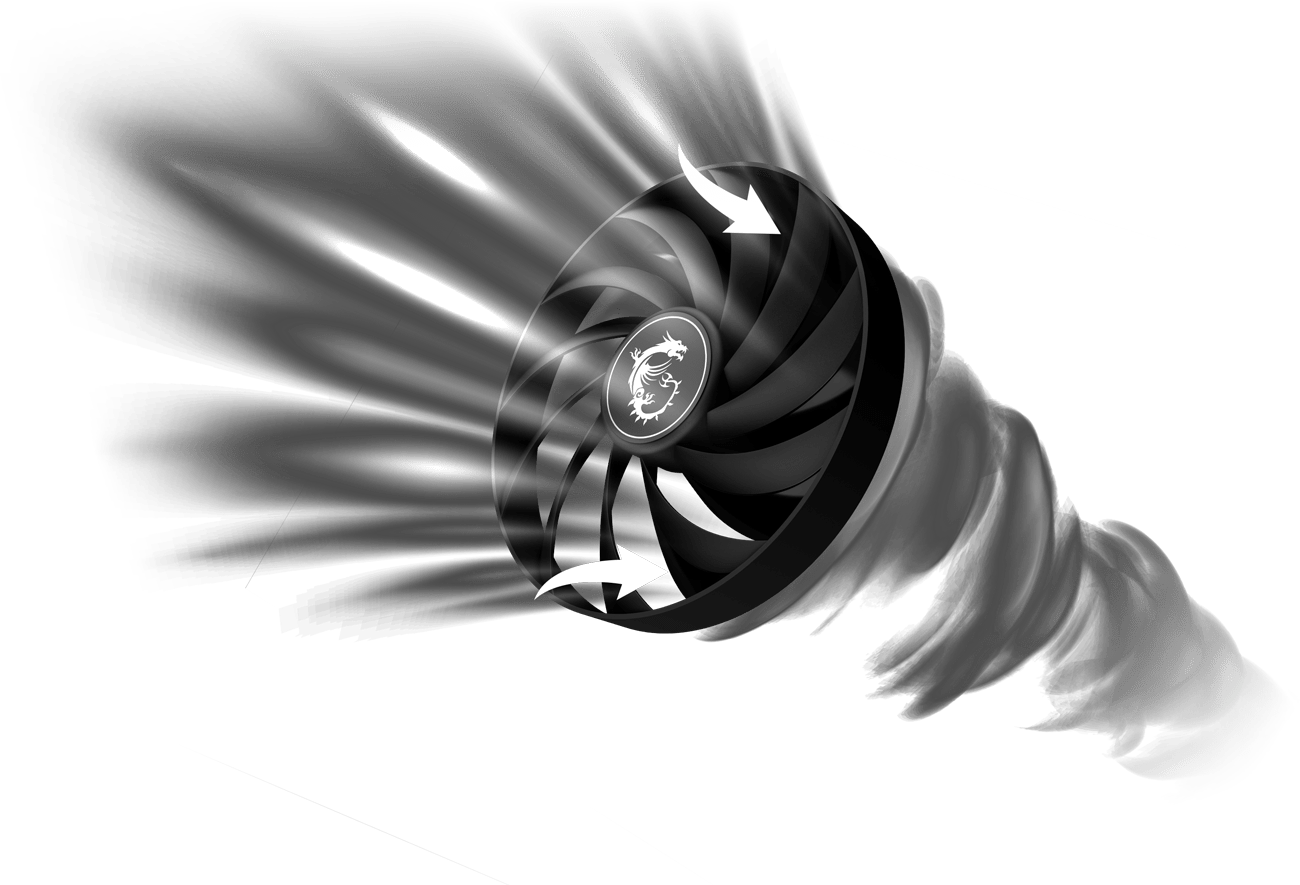 GeForce RTX™ 4060 8G GAMING DUKE 3X - RING-SHAPED FAN DESIGN