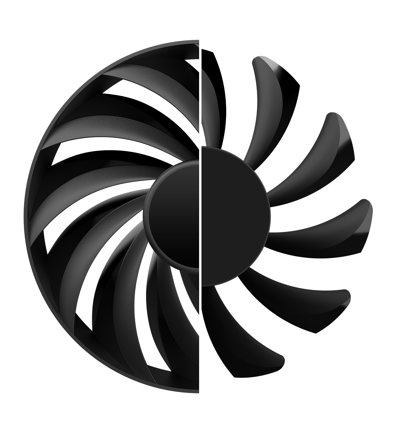 GeForce RTX™ 4060 8G GAMING DUKE 3X - SMALLER CORE, LONGER BLADES