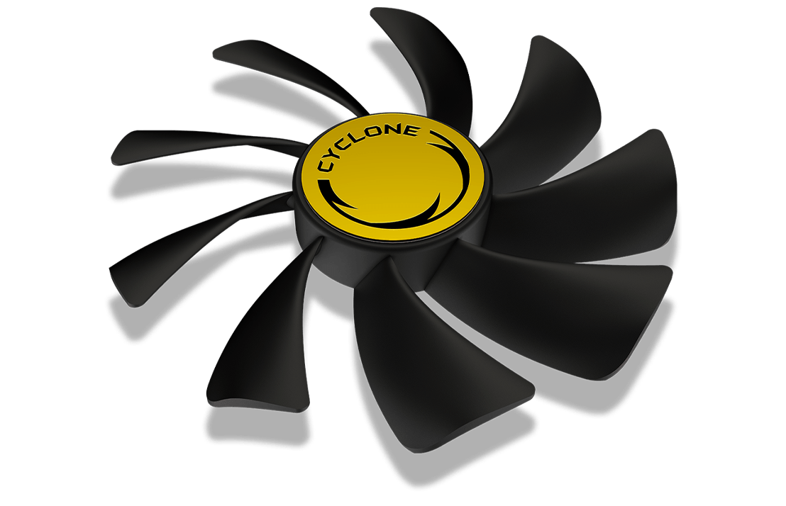Msi Cyclone Fan design