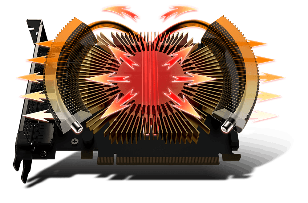 Msi Cyclone thermal heatsink