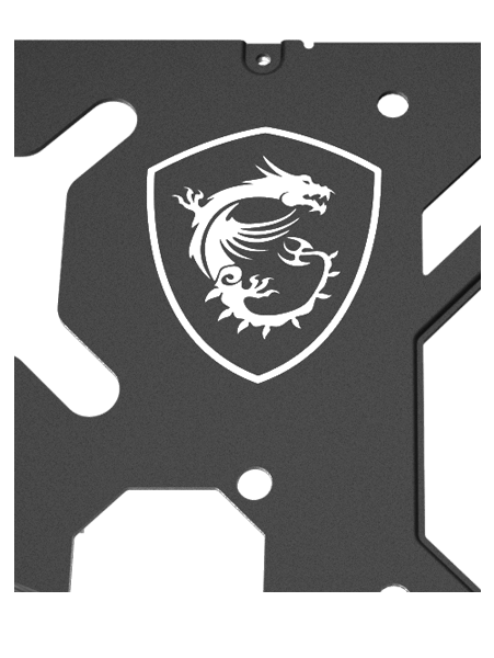 MSI RTX 4060 Ti Gaming X Trio Cooper Backplate