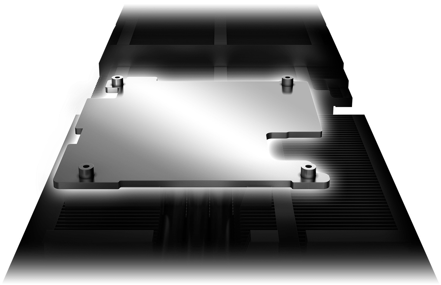 GeForce RTX™ 4070 SUPER 12G GAMING DUKE 3X - SOLID BASEPLAT