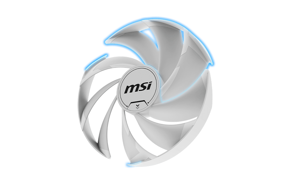 MSI Ventus Torx fan 5.0 detail