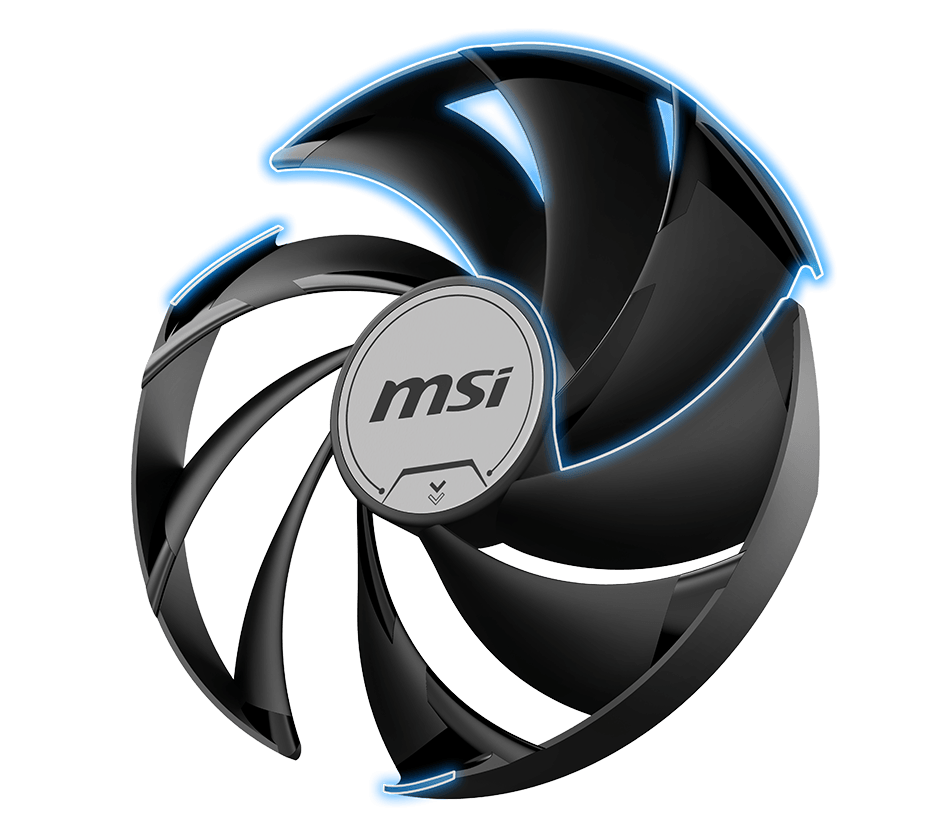 MSI Ventus Torx fan 5.0 detail