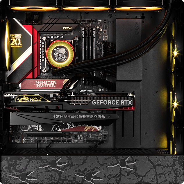 GeForce RTX™ 4060 Ti 8G GAMING SLIM MONSTER HUNTER EDITION