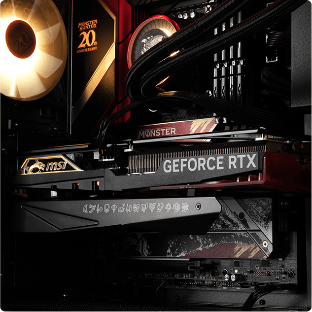 GeForce RTX™ 4060 Ti 8G GAMING SLIM MONSTER HUNTER EDITION