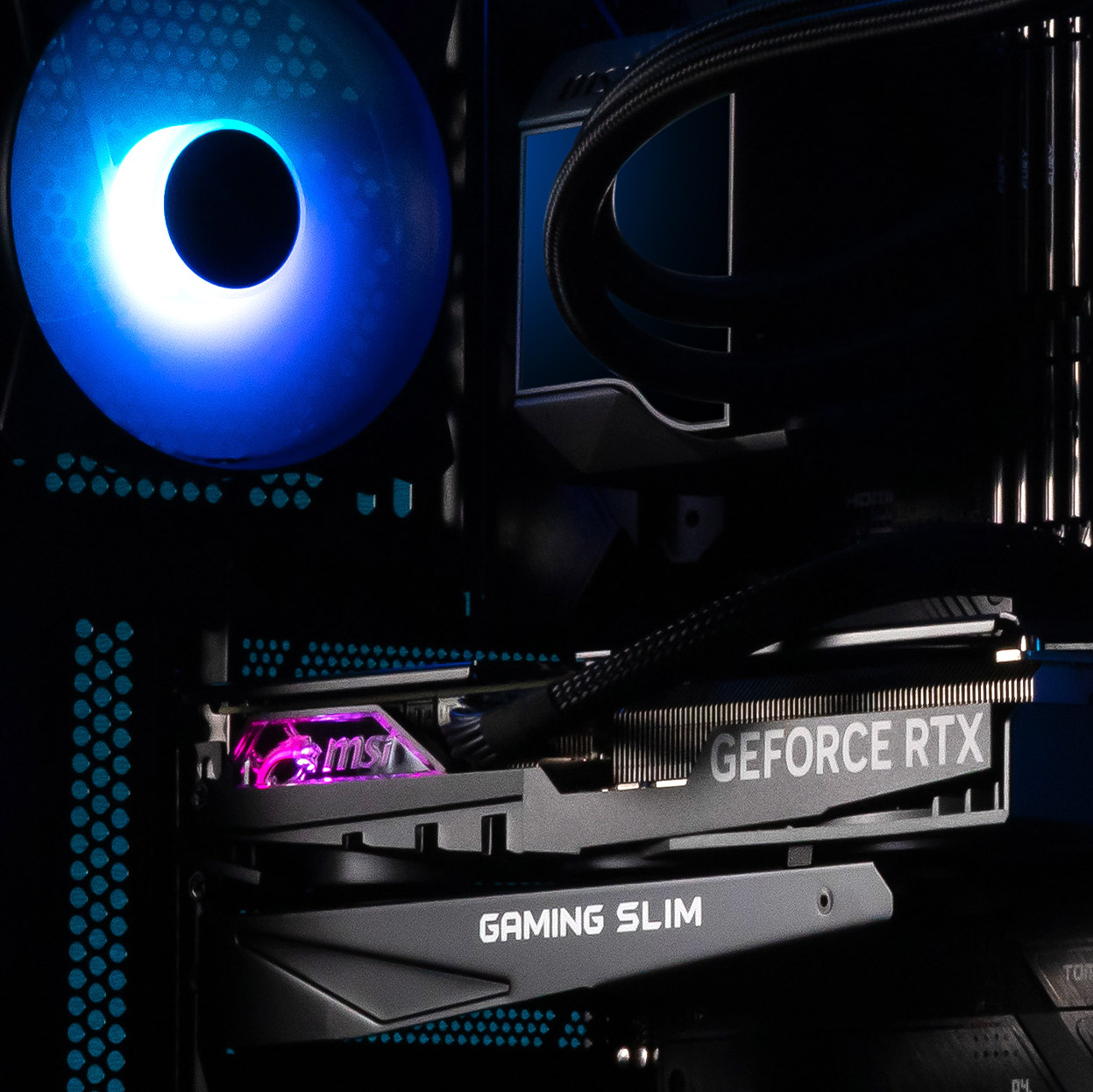MSI RTX 4060 Ti Gaming X Slim 16G in MSI Desktop