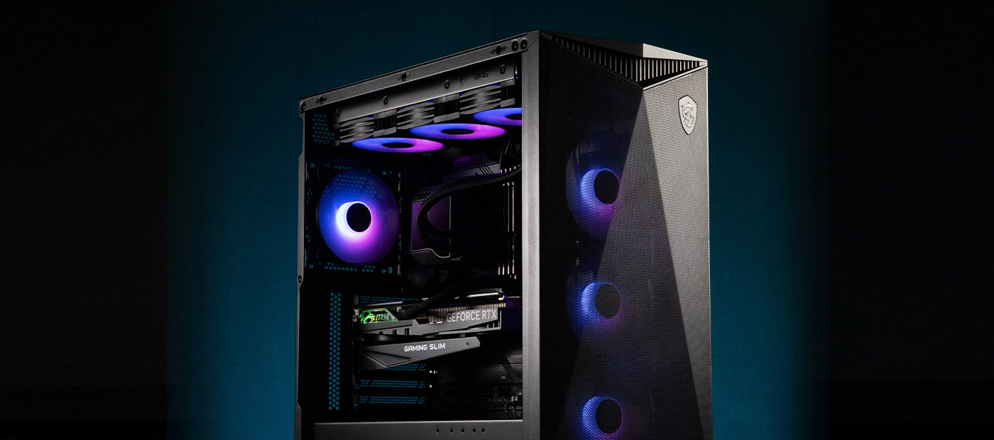 MSI RTX 4060 Ti Gaming X Slim 16G with MSI pc case