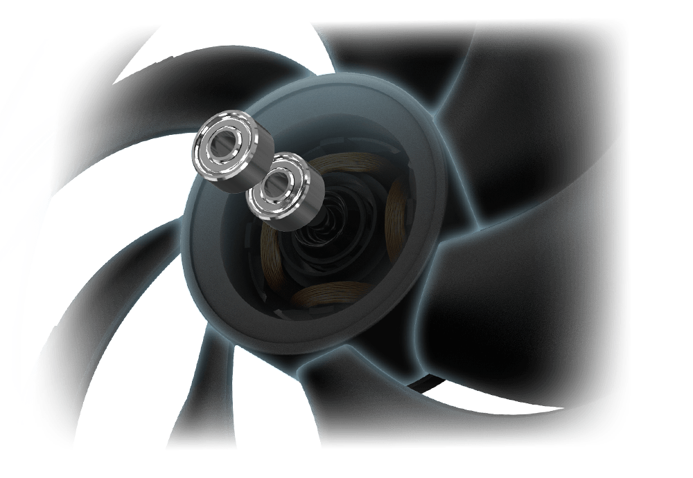 Double ball bearings