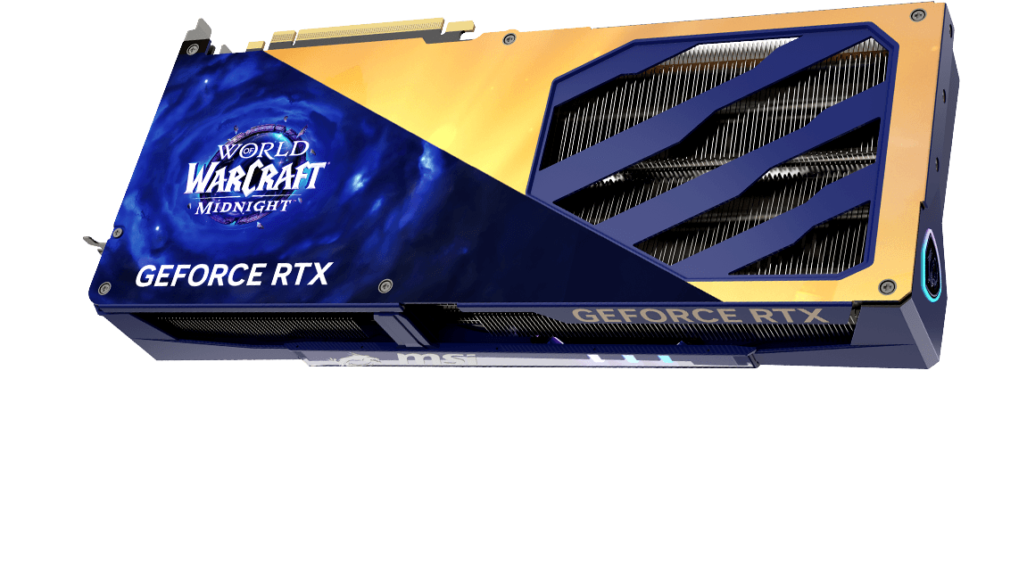 GeForce RTX™ 5070 12G World of Warcraft® MIDNIGHT VOID EDITION OC