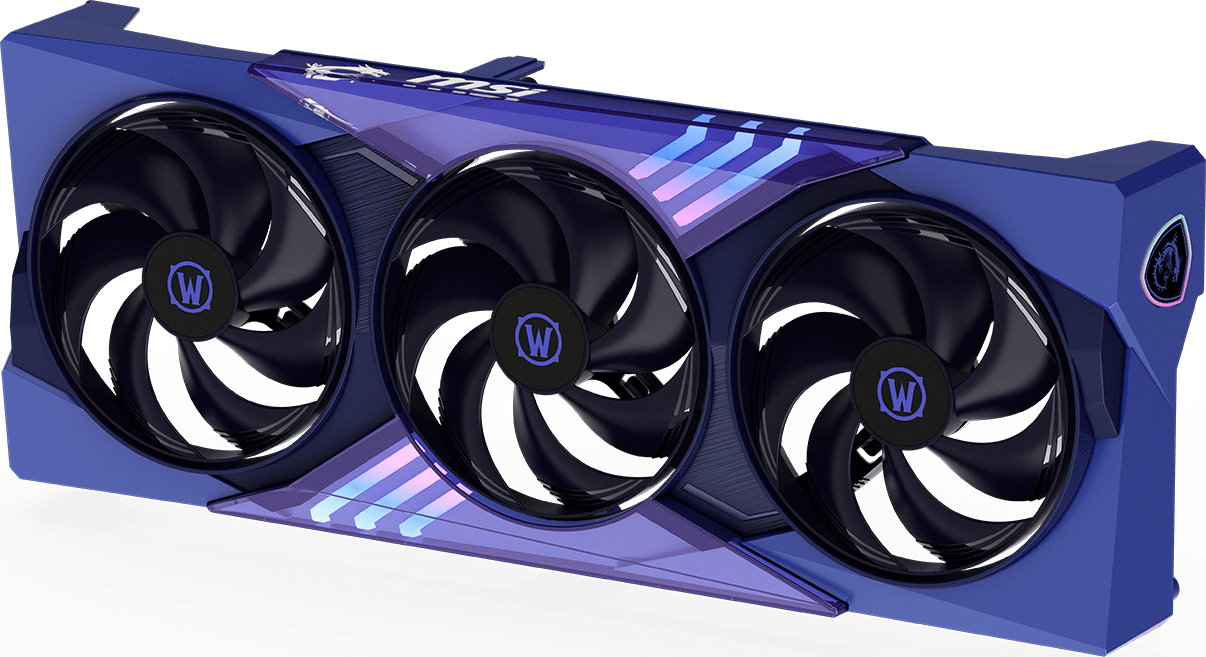 Graphics card thermal design explosion view front layer