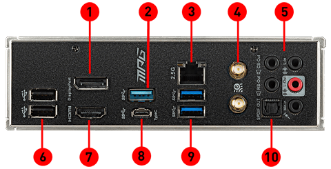 MPG B460I GAMING EDGE WIFI