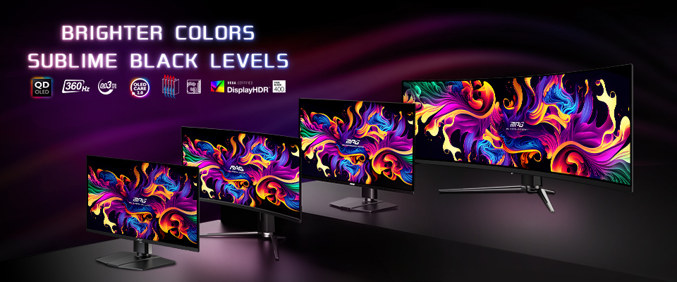 QD-OLED Gaming Monitors