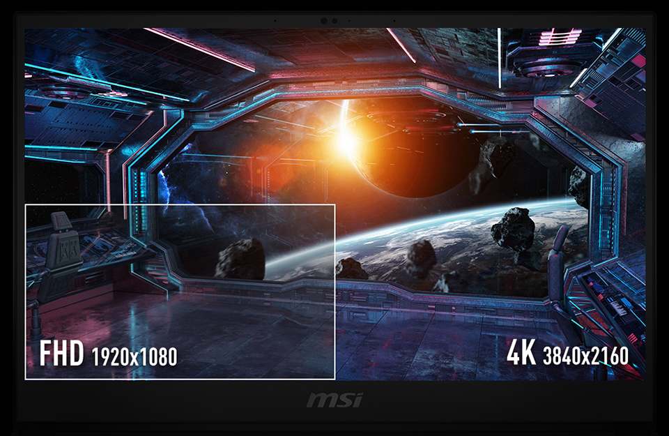 4K display Full HD