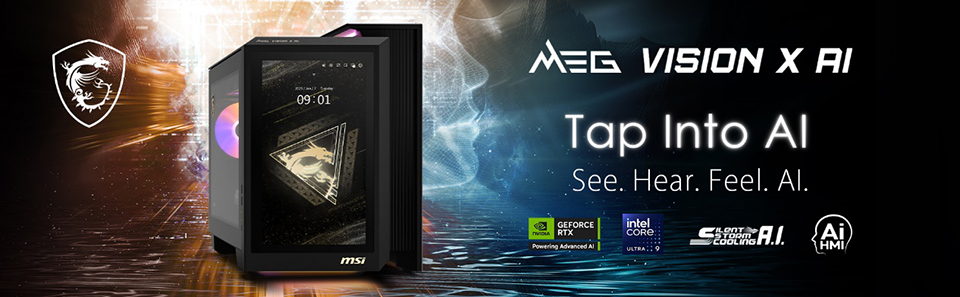 MEG VISION X AI 2nd Gaming Desktop