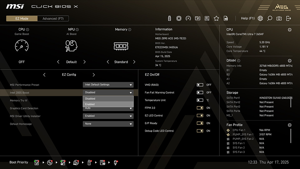 Intel® 200S Boost Technology