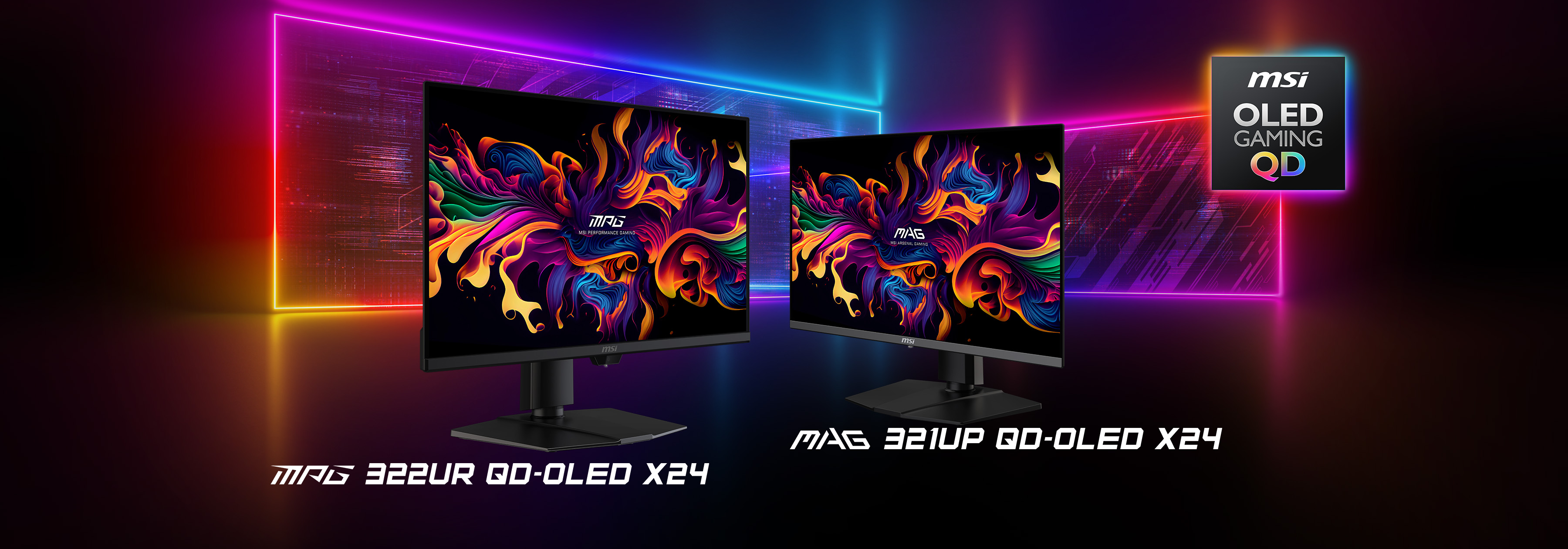 MSI 32-inch 4K QD-OLED gaming monitor lineup