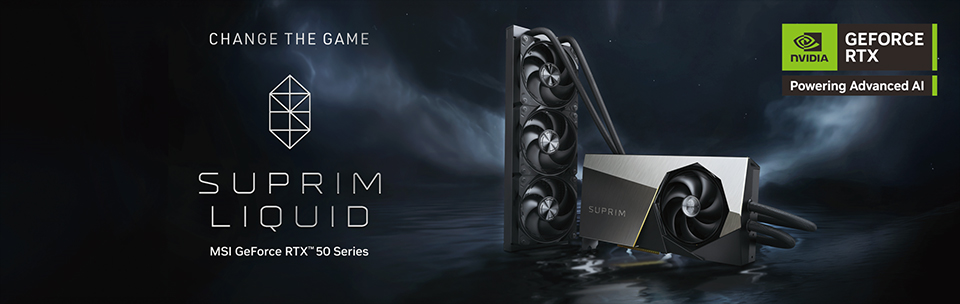 MSI GeForce RTX™ 5090D SUPRIM LIQUID