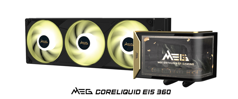 MEG CORELIQUID E15 360 一体式水冷散热器