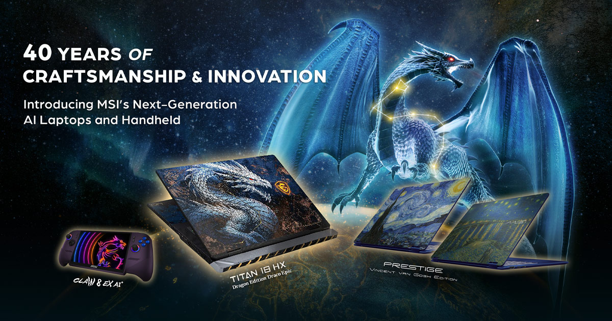 iMacPC一式 MSI Unveils Claw 8 EX AI+ and New AI Laptops at COMPUTEX 2026