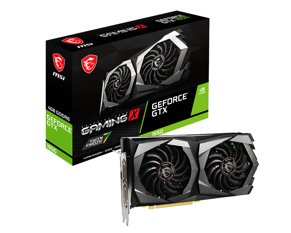 GeForce GTX 1650 D6 GAMING X PLUS