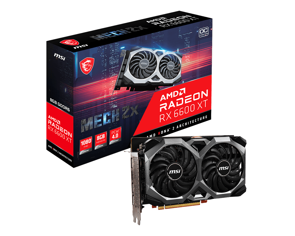 Radeon RX 6600 XT MECH 2X 8G OCV1