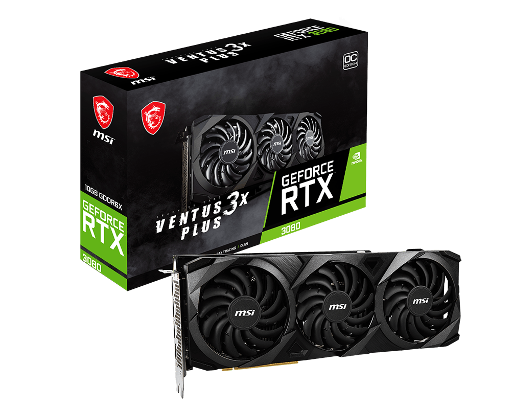 GeForce RTX™ 3080 VENTUS 3X PLUS 10G OC LHR