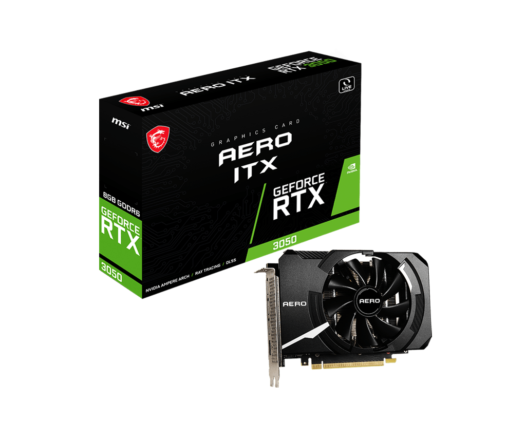 GeForce RTX™ 3050 AERO ITX 8G