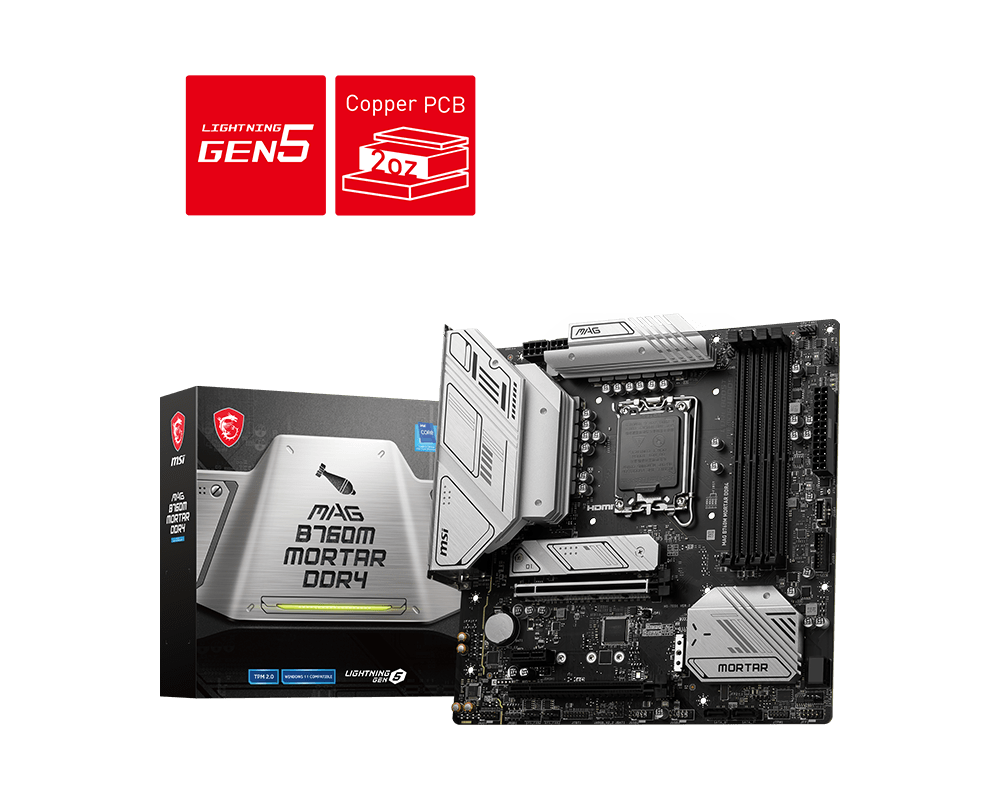 MAG B760M MORTAR DDR4