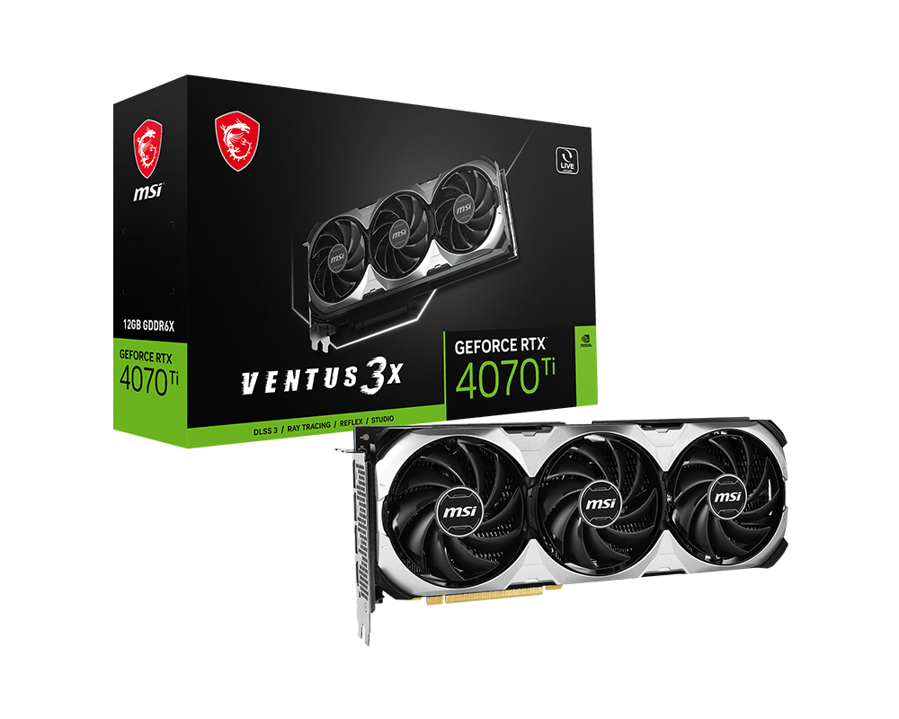 GeForce RTX™ 4070 Ti VENTUS 3X E 12G