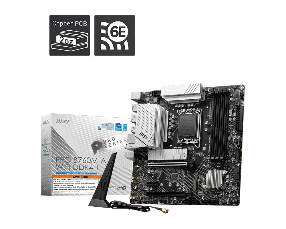 PRO B760M-A WIFI DDR4 II