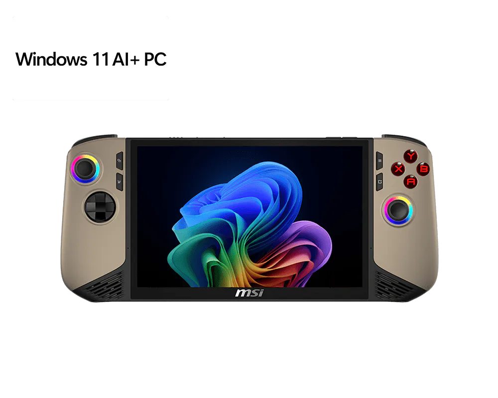 CLAW 8 AI+ 掌机 2025; Windows 11 AI+ PC