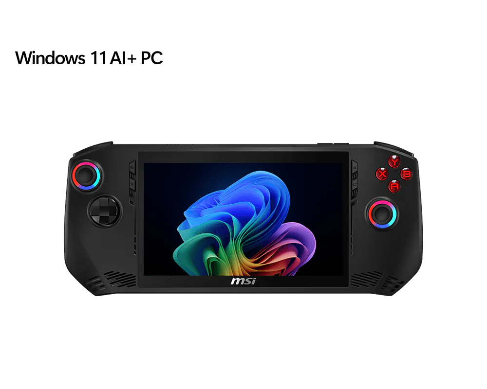 CLAW 7 AI+ 掌机 2025; Windows 11 AI+ PC