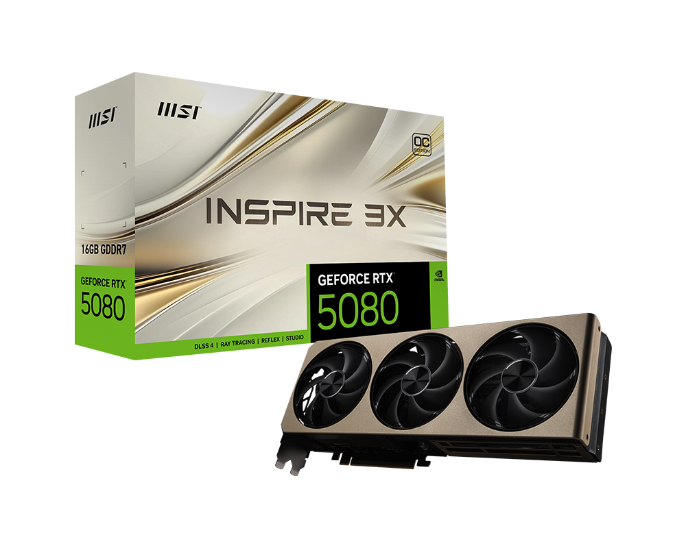 GeForce RTX™ 5080 16G INSPIRE 3X OC