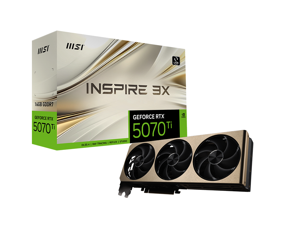 GeForce RTX™ 5070 Ti 16G INSPIRE 3X PLUS