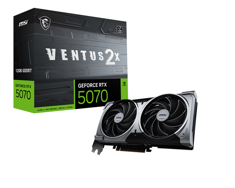 GeForce RTX™ 5070 12G VENTUS 2X