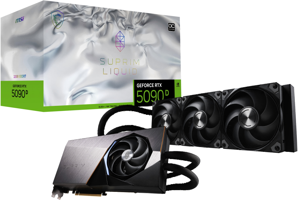 GeForce RTX™ 5090 D 32G SUPRIM LIQUID OC